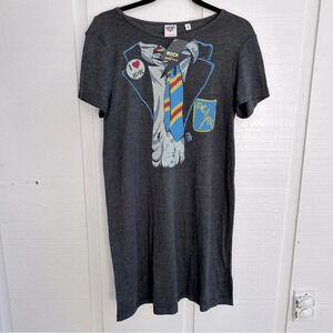 NWT Junk Food AC/DC Band Tee Rockabilly Concert T-Shirt Dress | Cotton Blend | M